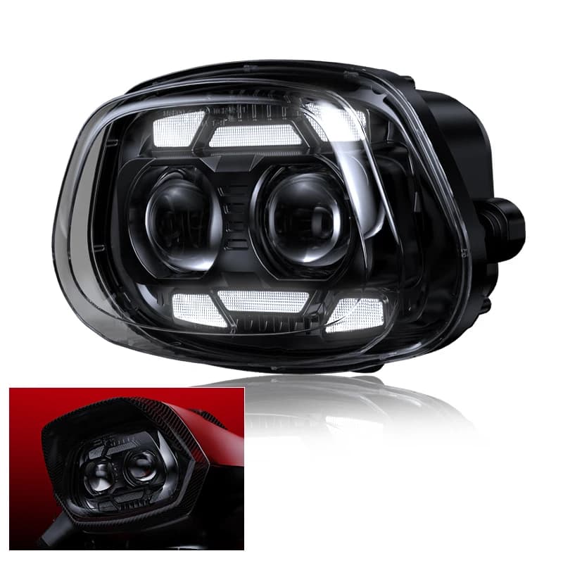 Faro LED per Vespa Sprint 150 (2017-2025) con abbaglianti/anabbaglianti e DRL - Fanale anteriore per Vespa Sprint 150 Zelioni