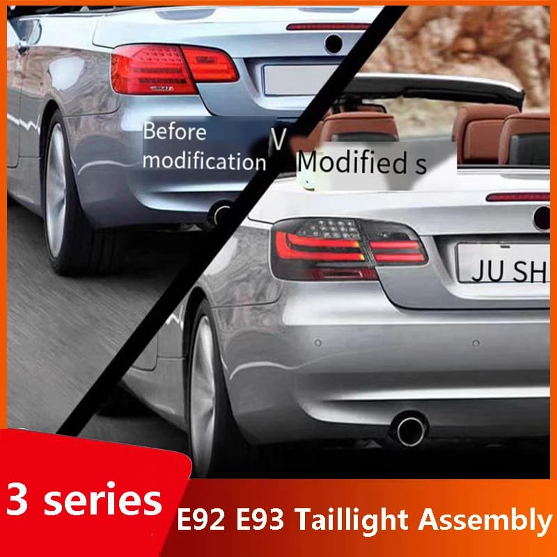 Adatto per gruppo fanali posteriori BMW Serie 3 E92 E93, luce diurna a LED, modifica M3, fanale posteriore a LED.