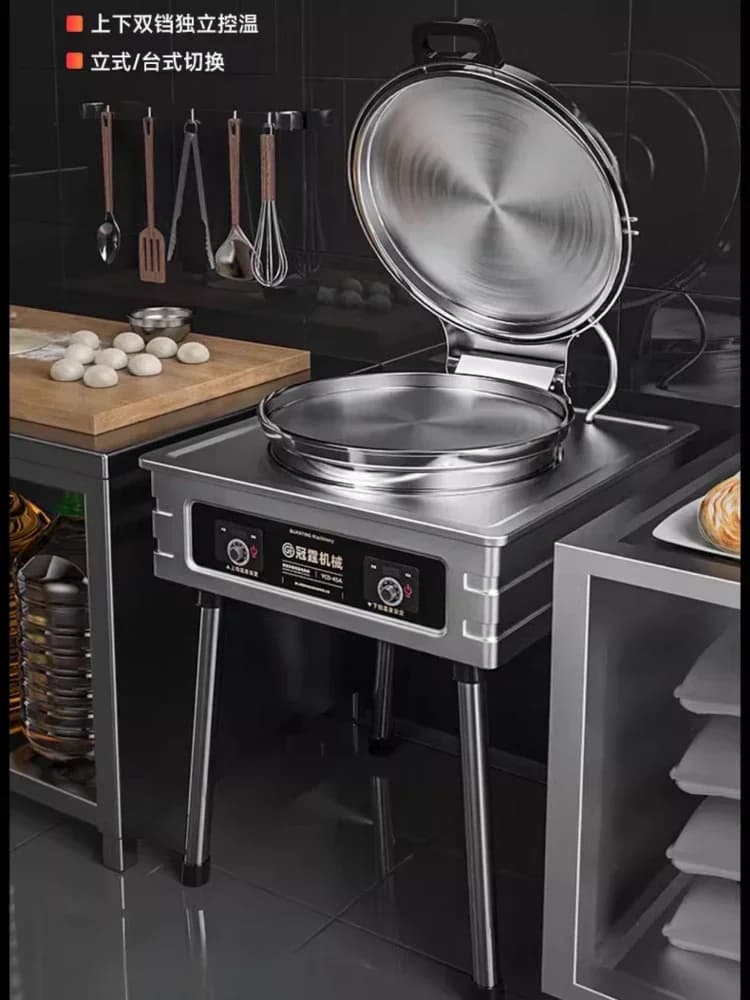 Custom Electric Plate for Cakes, Commercial, Automatic, with Intelligent Temperature Control, for Pancake, Lasagne and Scone