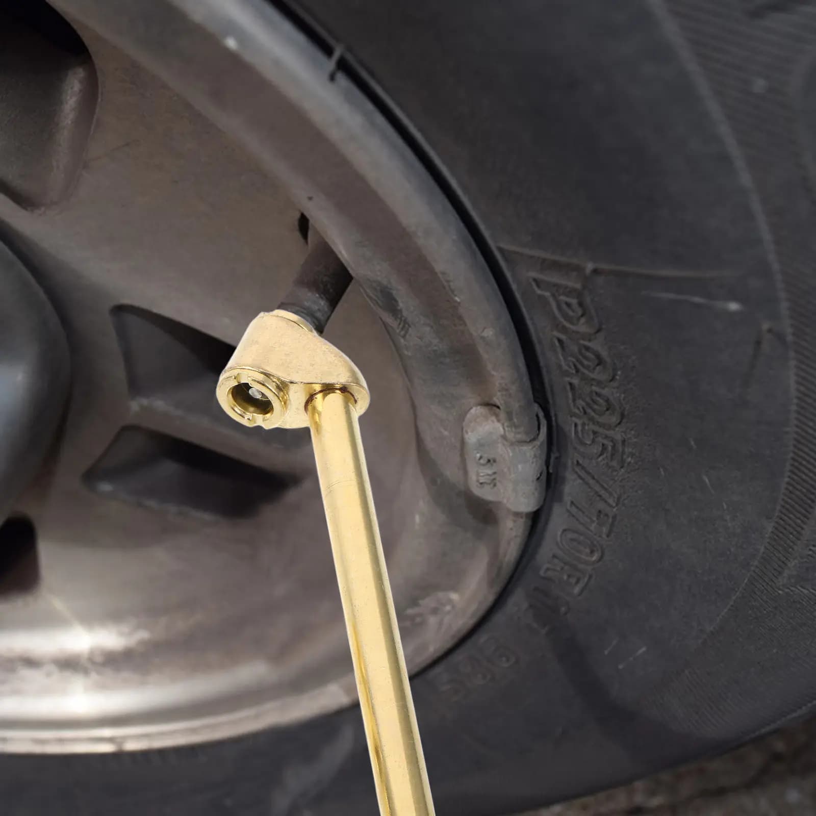 Set di 1 raccordo rapido in rame placcato ferro per gonfiaggio pneumatici auto, moto, biciclette