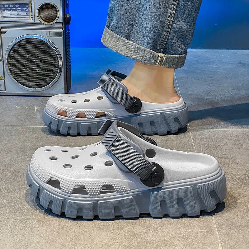 Sport Stripe Printed EVA Slide Slippers Wear Resistant Anti Slip Slides for Bathroom Bedroom Beach Outdoor Casual Daily Sandals