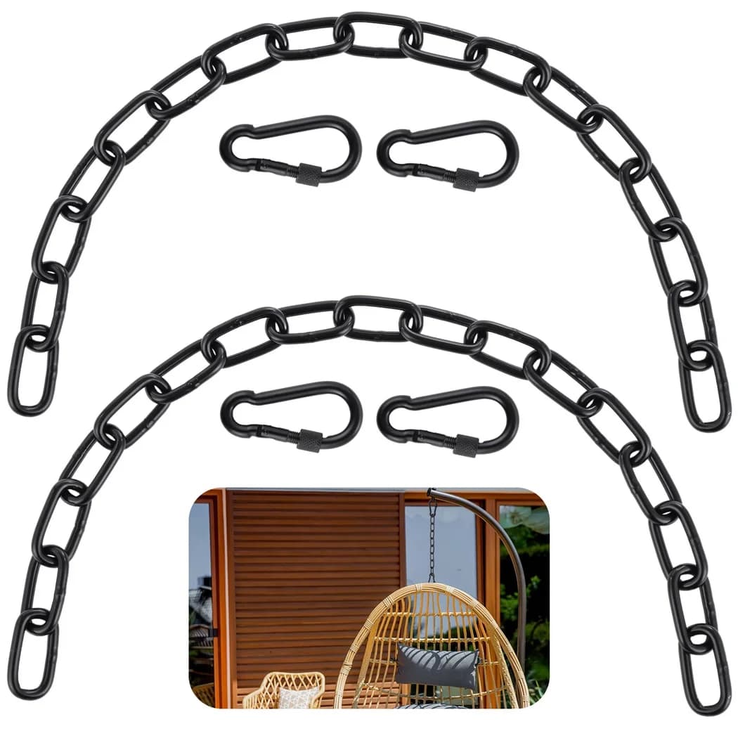 2 pieces/set chains for hanging chairs hanging chain hanging chairs adjustable park games hanging chair hammock chair boxing bags