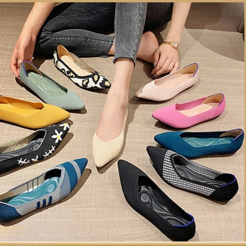 Scarpe Basse da Donna Primavera Estate, Traspiranti in Maglia con Suola Morbida, Mocassini Casual Comodi Slip-on