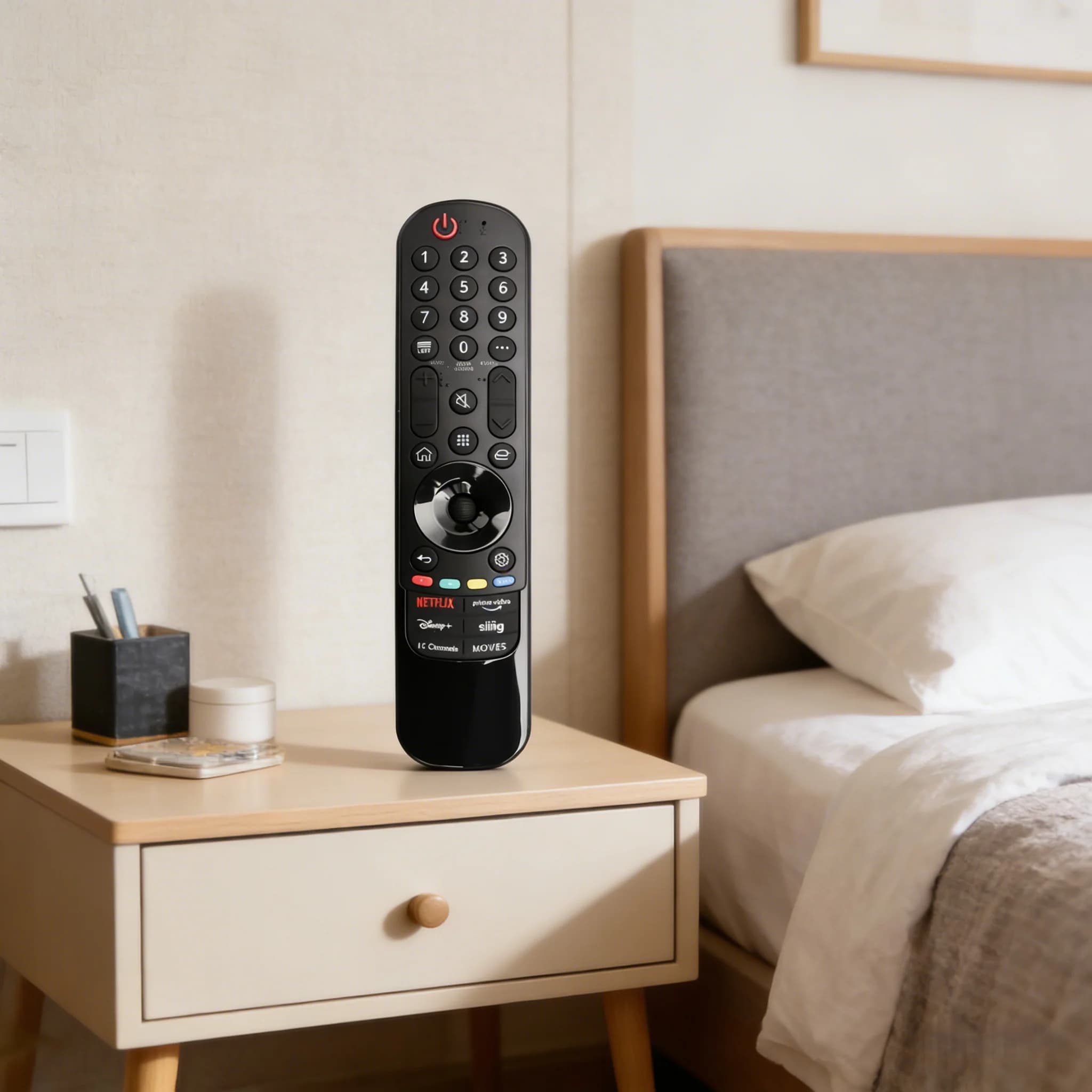 Telecomando Premium ABS AN-MR21GA per Smart TV | Infrarossi, Silenzioso, Plug & Play