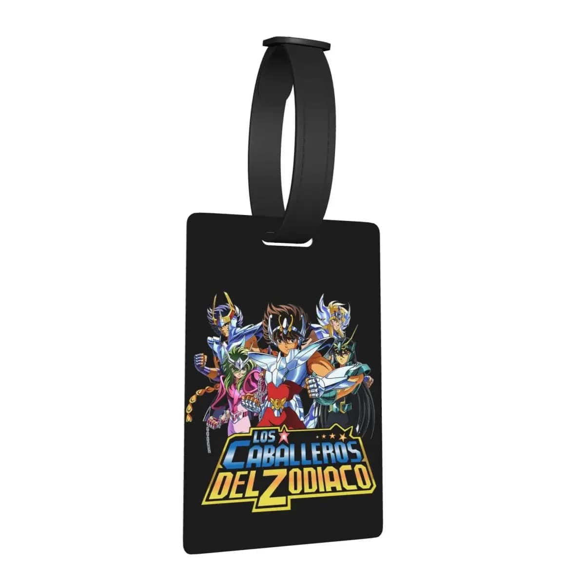 Cavalieri dello zodiaco Saint Seiya Etichette per bagagli Accessori per valigie Etichetta per imbarco per bagagli portatile Porta etichette ID Nome Indirizzo