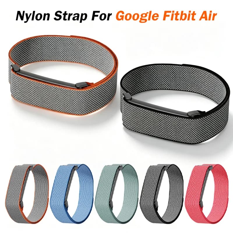Nylon Braided Loop Strap for Google Fitbit Air Sport Bracelet Breathable Watch Band Adjustable Wristband Fitbit Air Accessories
