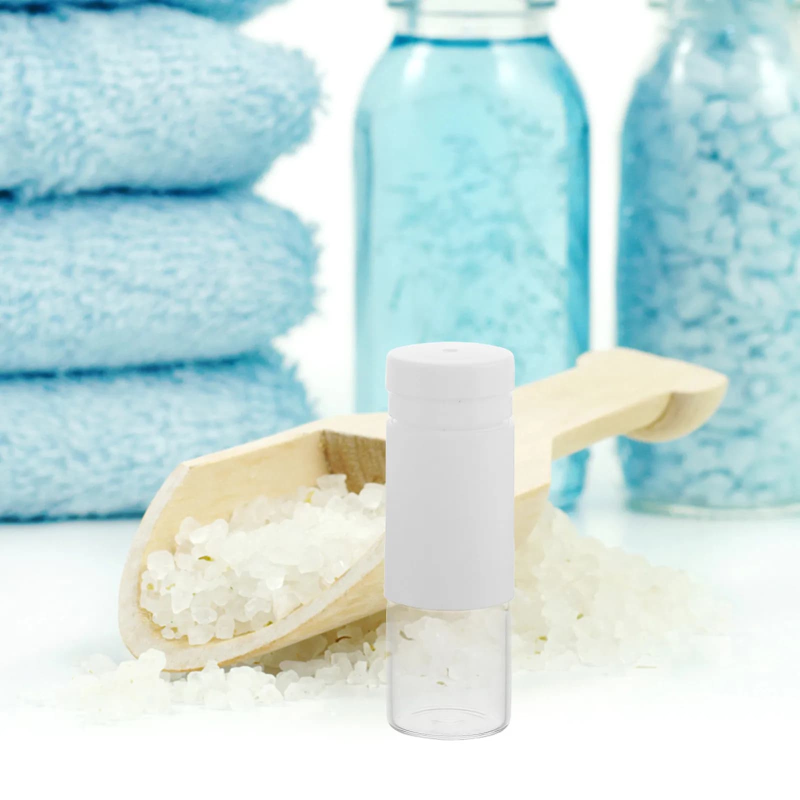 Set di 5 Flaconi da Viaggio con Doppia Camera per Separazione Acqua-Olio, Contenitori Ricaricabili per Cosmetici, Trucchi e Oli Essenziali