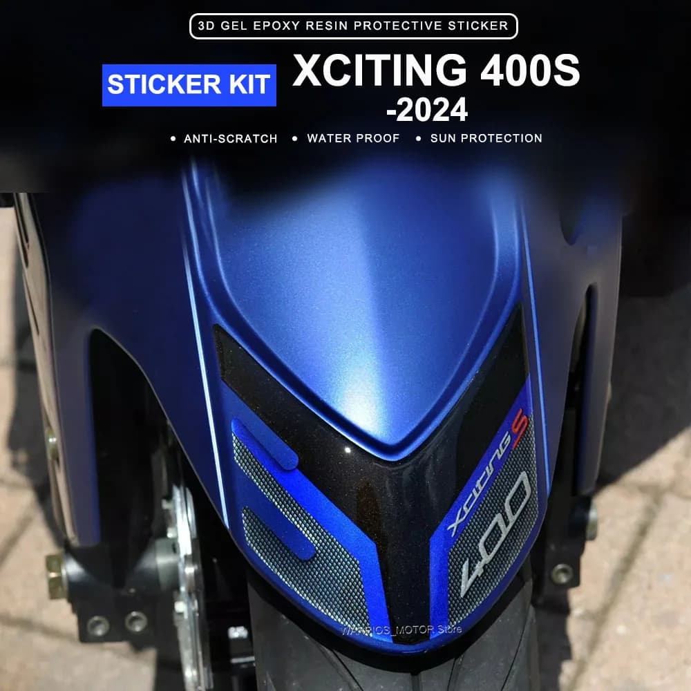 S 400 S400 Per Kymco Xciting S 400 S400 2019 Kit adesivi Moto 3D Adesivo Decalcomania impermeabile Xciting 400S Adesivo protettivo