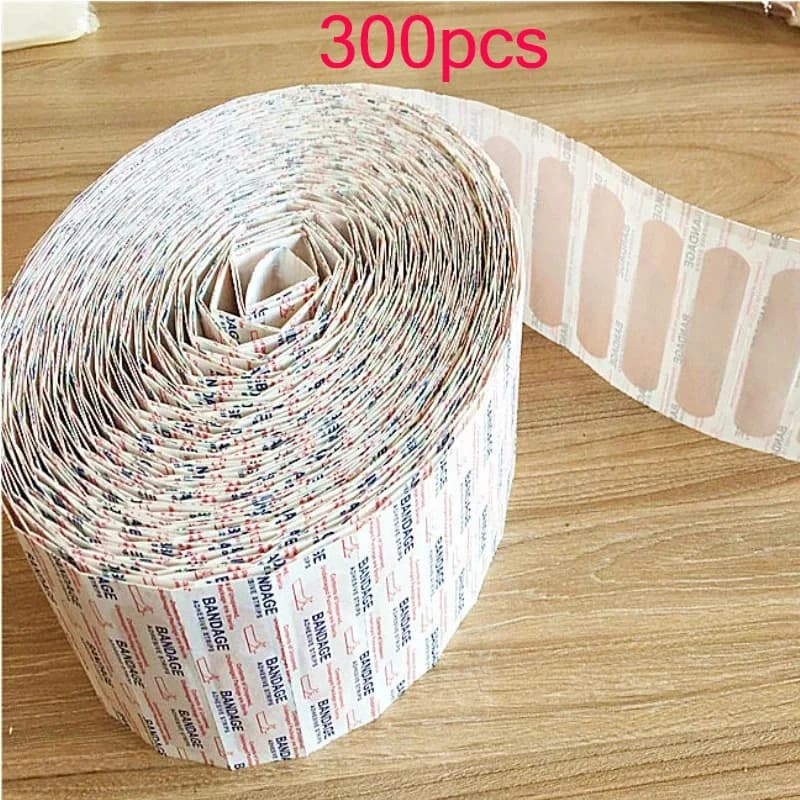 100/200/300pcs Traspirante Cerotto Impermeabile Benda di Primo Soccorso Medicazione della Ferita Nastro Medico Ferita Gesso Kit di Emergenza Cerotti