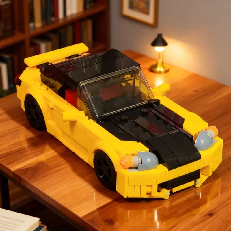 Set di Costruzioni MOC HONDA S2000 City Champions, 342 Pezzi, Regalo Creativo da Collezione per Adulti e Bambini