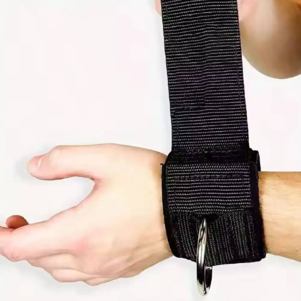 2 Pezzi Cinturini per Caviglia a D Regolabili e Leggeri, Cinghie Professionali per Polso da Palestra