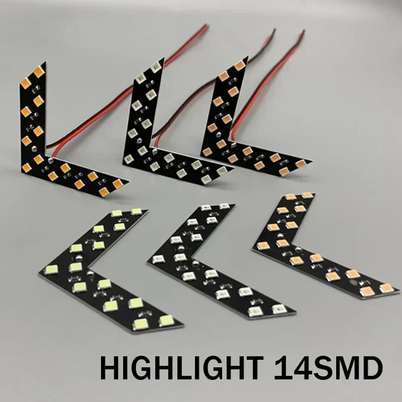 2PCS Car LED Freccia Pannello Specchio Indicatore di direzione Luce Automobile Moto Retrovisore Auto LED Specchietto retrovisore Luce dello specchio