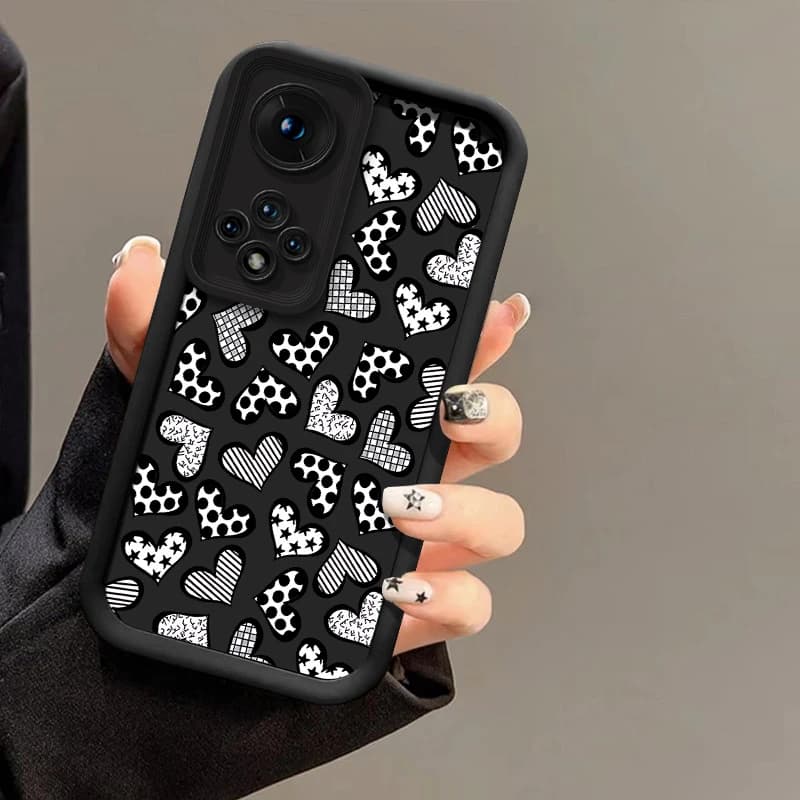TPU Shockproof Phone Case For Huawei Honor Magic 8 Pro 5 6 7 Lite X30 X9C Smart X9 X7D X6A 9X X60 Pro Print Love Heart Cover