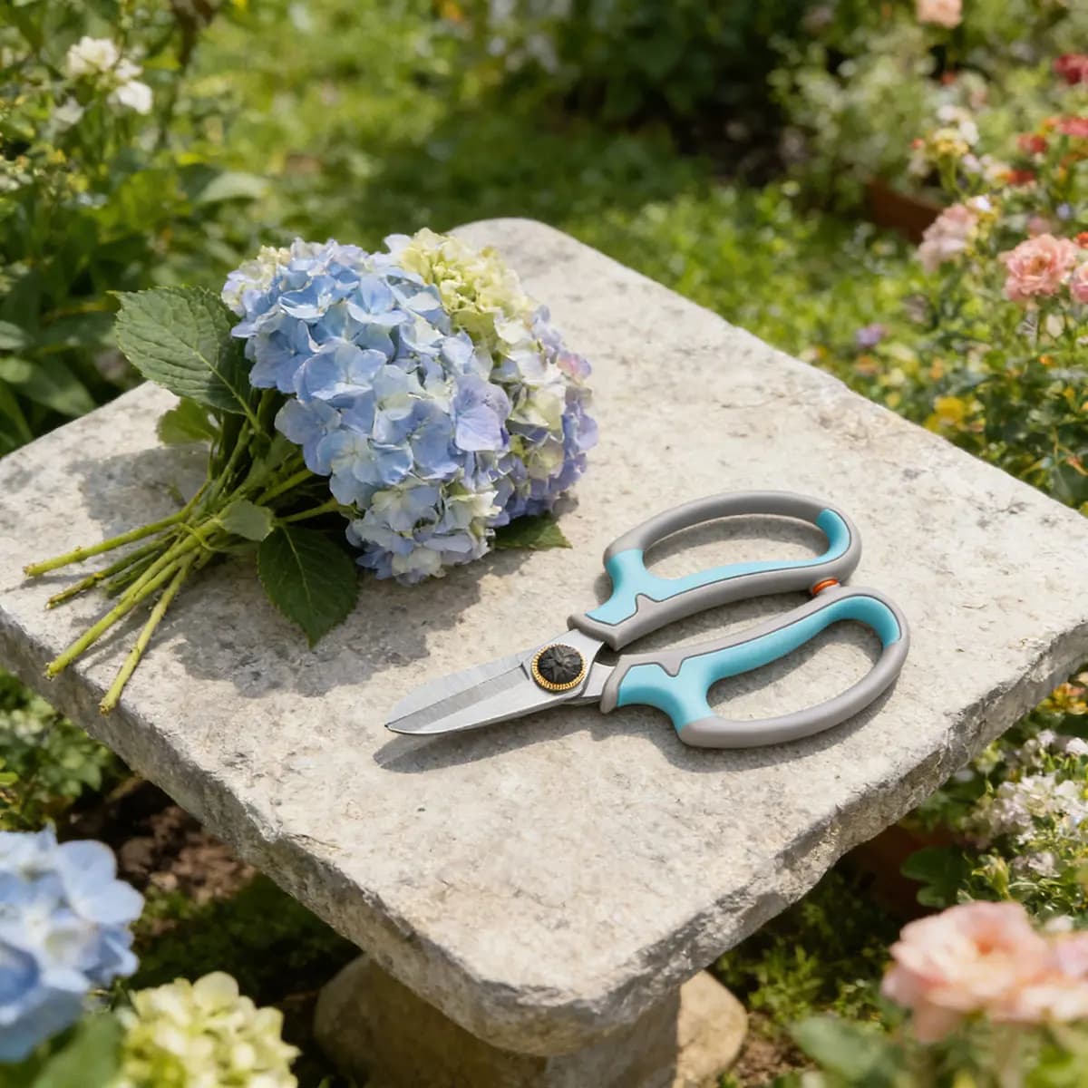 Forbici da Giardinaggio Multifunzionali - Cesoie Professionali per Piante, Fiori, Composizioni Floreali e Attrezzi da Giardinaggio Domestico