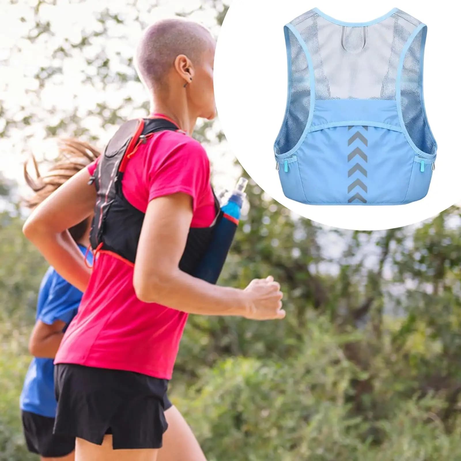 Reflective Hydrating vest for Race, Climbing and Hiking