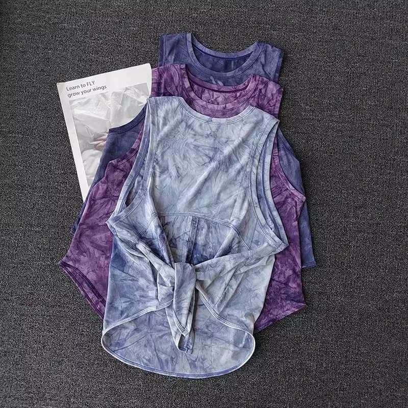 Gilet sportivo da donna ad asciugatura rapida T-Shir da corsa allentata maglietta da Yoga senza maniche bella maglietta a rete traspirante sul retro