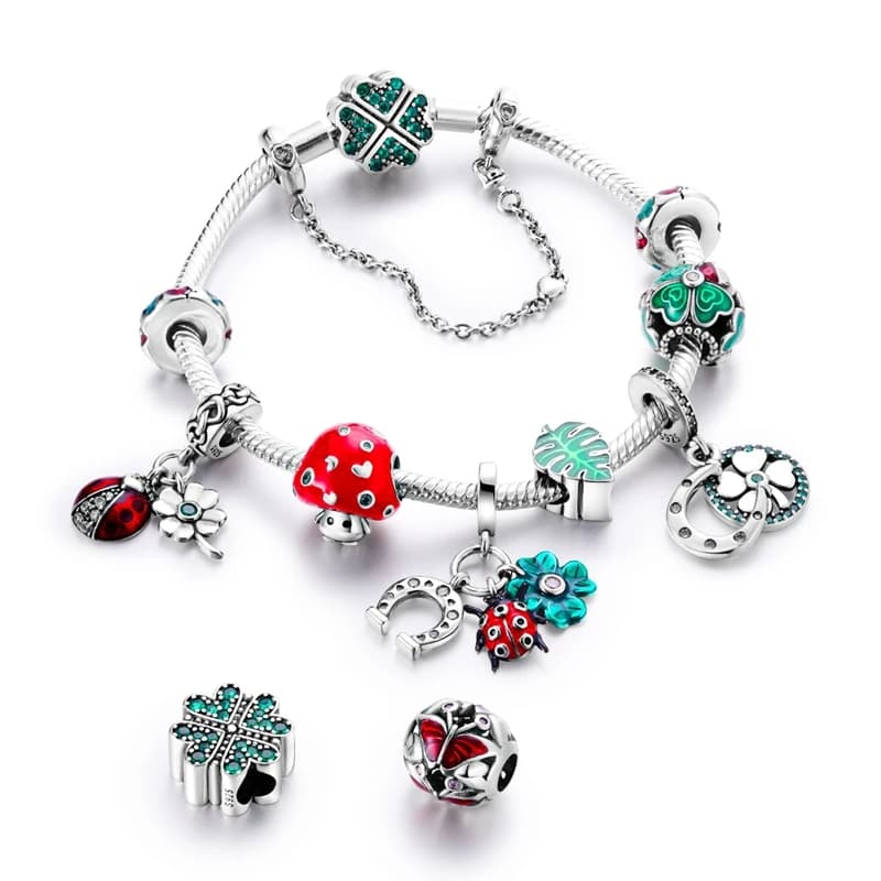 Pendants shaped like insects and birds, compatible with bracelets and necklaces of 3 mm, for women, luxury pendant, for the creation of DIY jewelry, refined gifts.