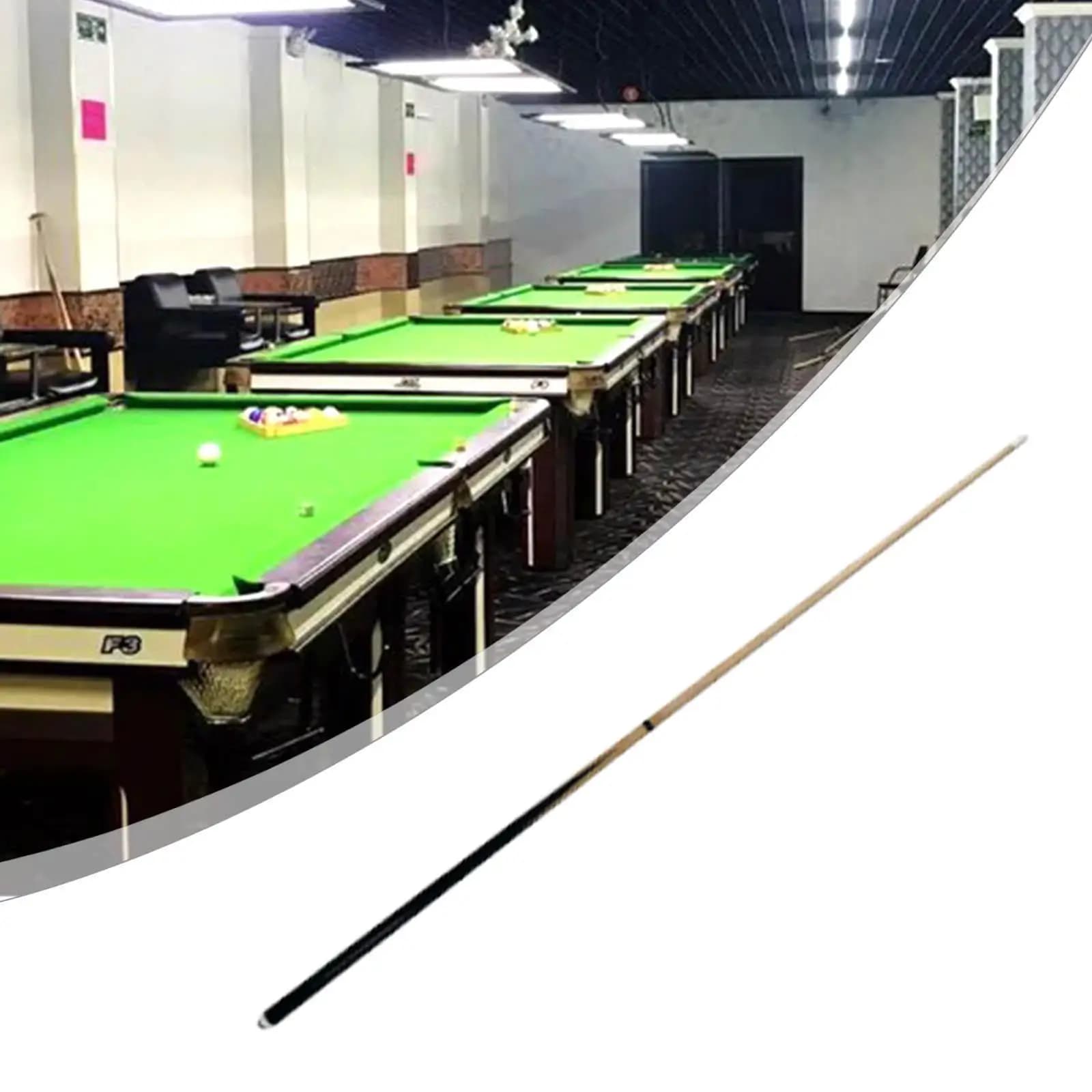 High Quality Wooden Pool Cue Stick with Tip for Snooker Cue Professional Play and Billiard Accessories Use