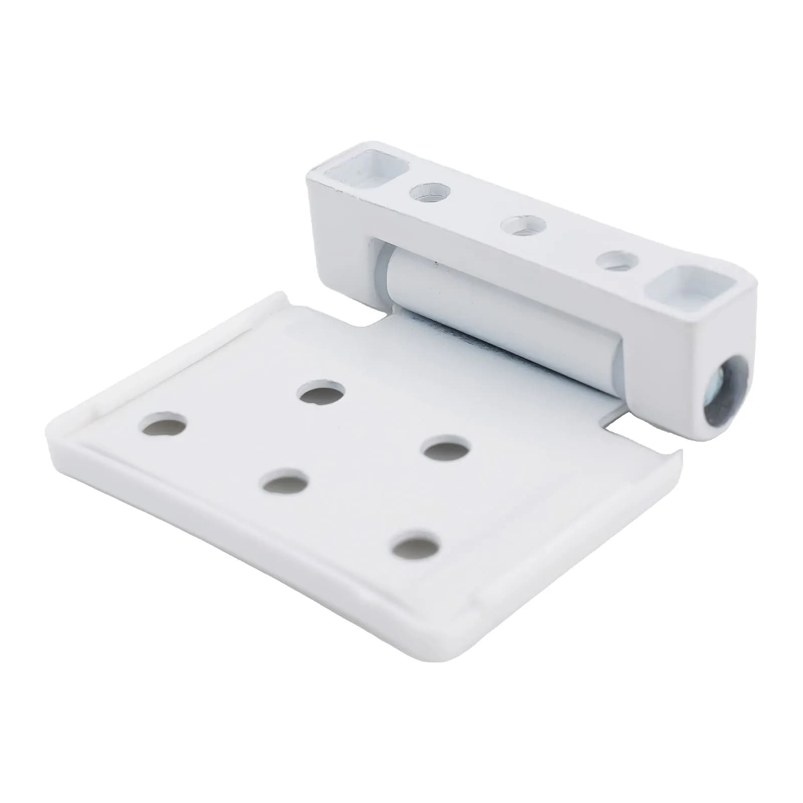 Kit Cerniera per Porta con Piastra per Porte e Finestre di Casa e Ufficio Realizzato in Ferro, ABS, Nylon e Lega di Alluminio
