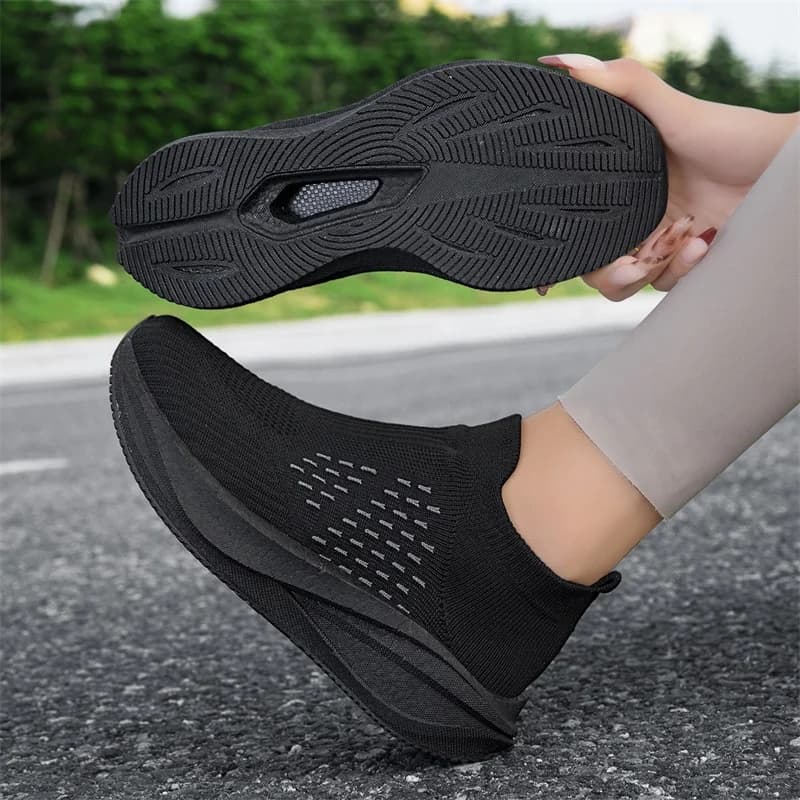 Walking Special Unisex Mesh Running Shoes Optimized Sole Breathable Mesh Fit Long Time Casual Outdoor Strolling Shoes