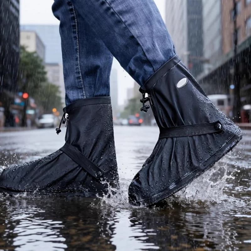 Copriscarpe Impermeabili Antiscivolo, Protezioni per Scarpe e Pantaloni, Copriscarpe per Ciclismo ed Escursionismo, Protezione da Pioggia, Neve e Sabbia