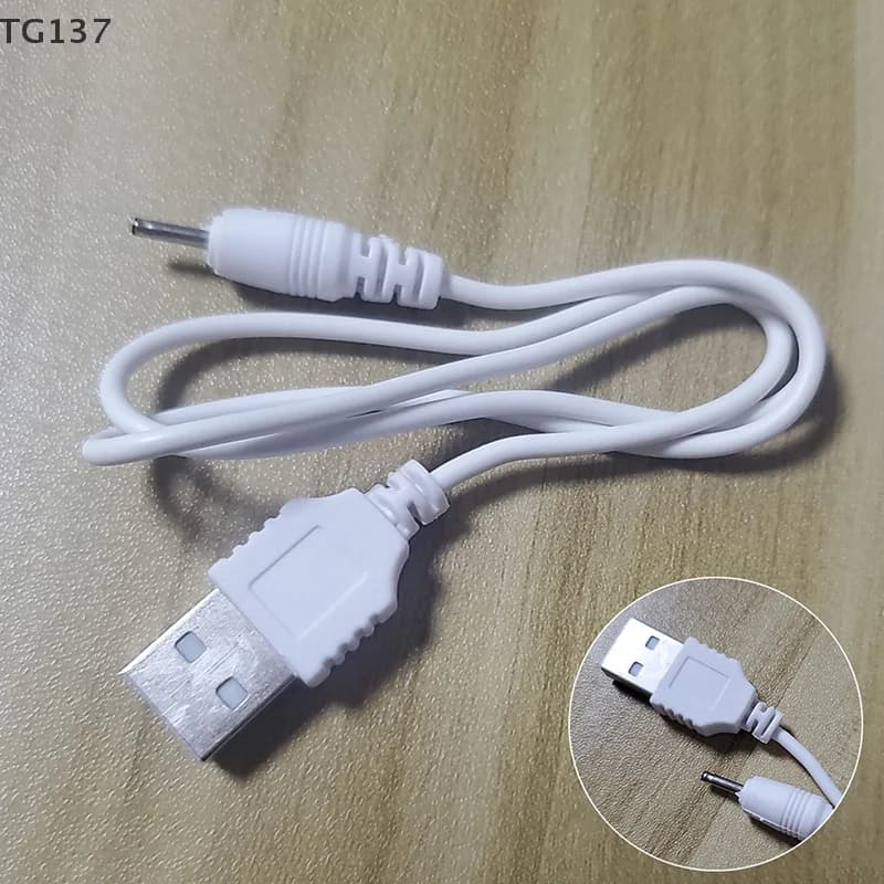 Cavo caricatore USB bianco con pin Cavo caricatore USB DC 2.0 a cavo USB per Nokia 50 cm