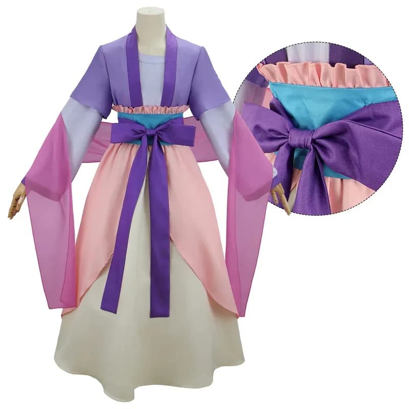 Mao Apothecario Costume Wig Daily S2 Mao Mao Anime Cosplay Traditional Dress Halloween Girls Hanfs; 5'b, 8.v;