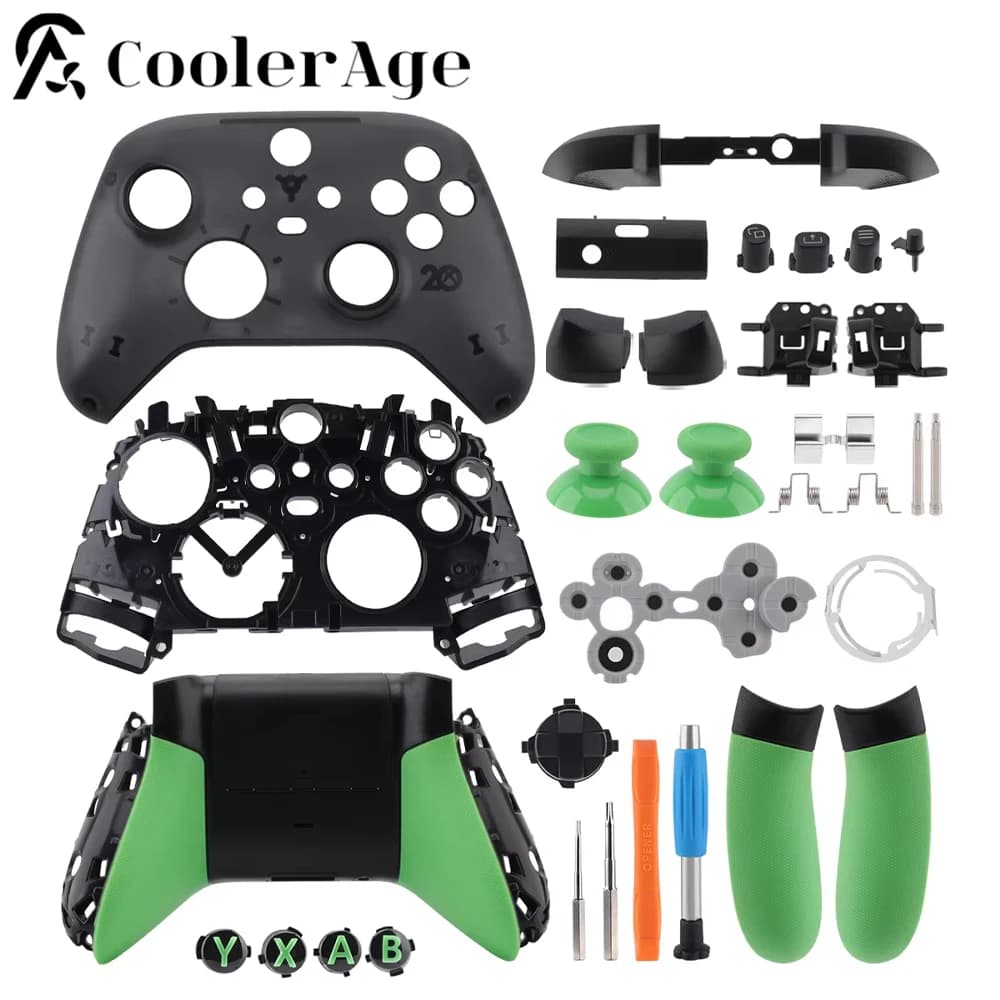 Per Xbox Series X/S 20th Anniversary Controller Sostituzione Shell LB RB LT RT Paraurti Trigger Dpad ABXY Pulsanti Coperchio della batteria