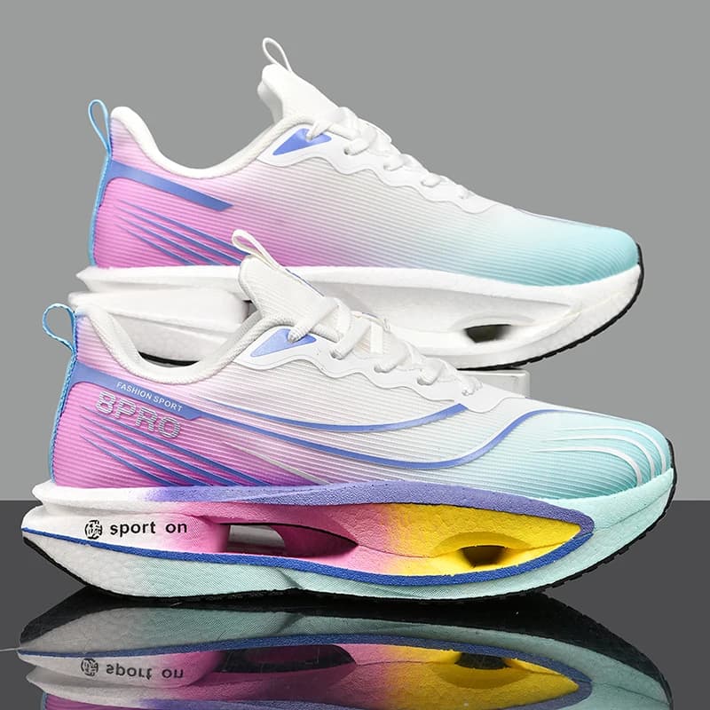 Men Women's racing shoes carbon four seasons new sneakers casual light and breathable pair of fast sports shoes