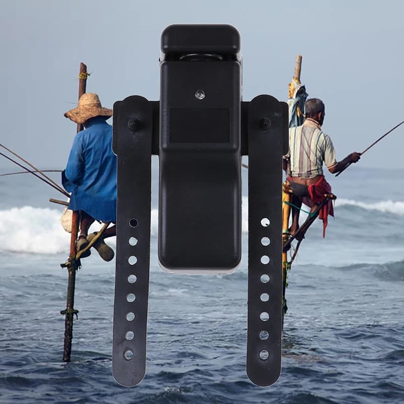 Allarme morso pesca digitale Indicatore morso Fascia sulla canna per la pesca alla carpa