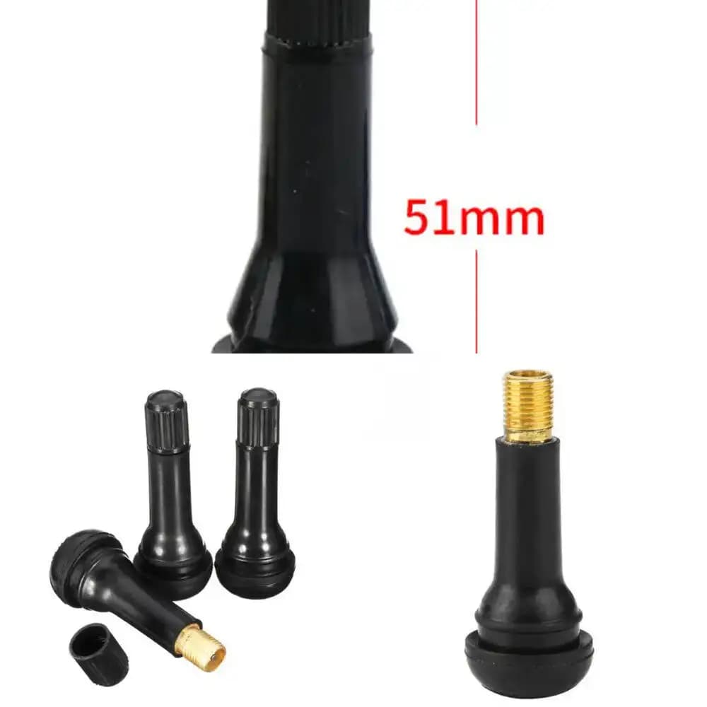 Valvole TR414 Universali in Gomma per Pneumatici Tubeless Auto, Moto, ATV e Accessori per Ruote