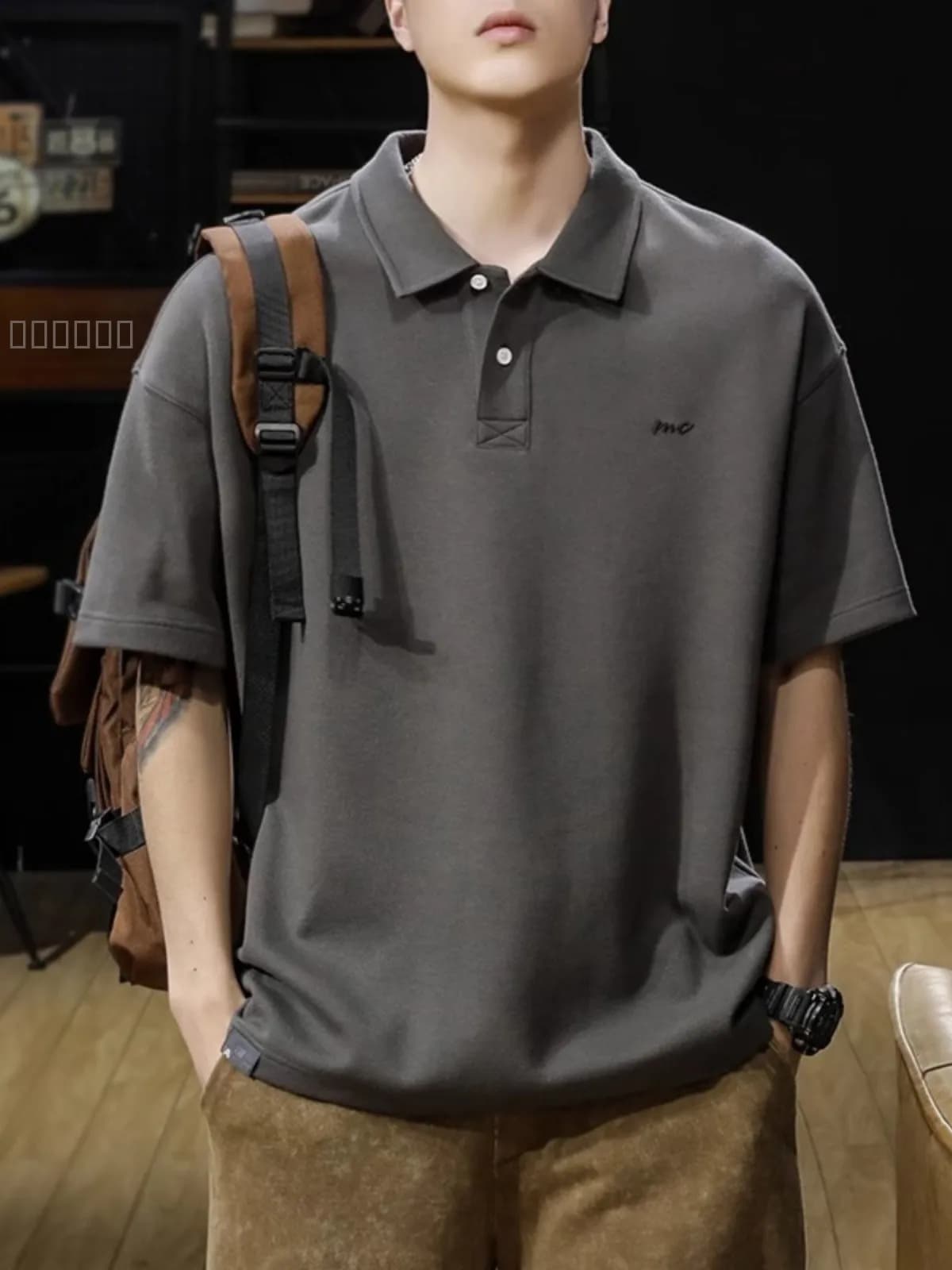 Loose Fit Heavyweight American Retro Short Sleeve Shirt for Men Summer Trendy Brand Large Size 300 Pounds T-Shirt