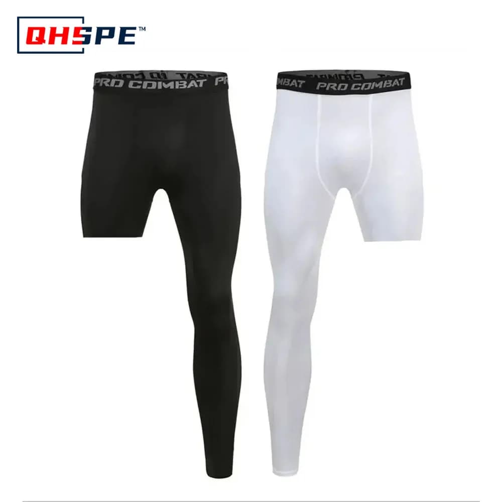 Collant da basket a una gamba Collant sportivi Leggings da basket traspiranti a gamba singola Asciugatura rapida Traspirante Durevole