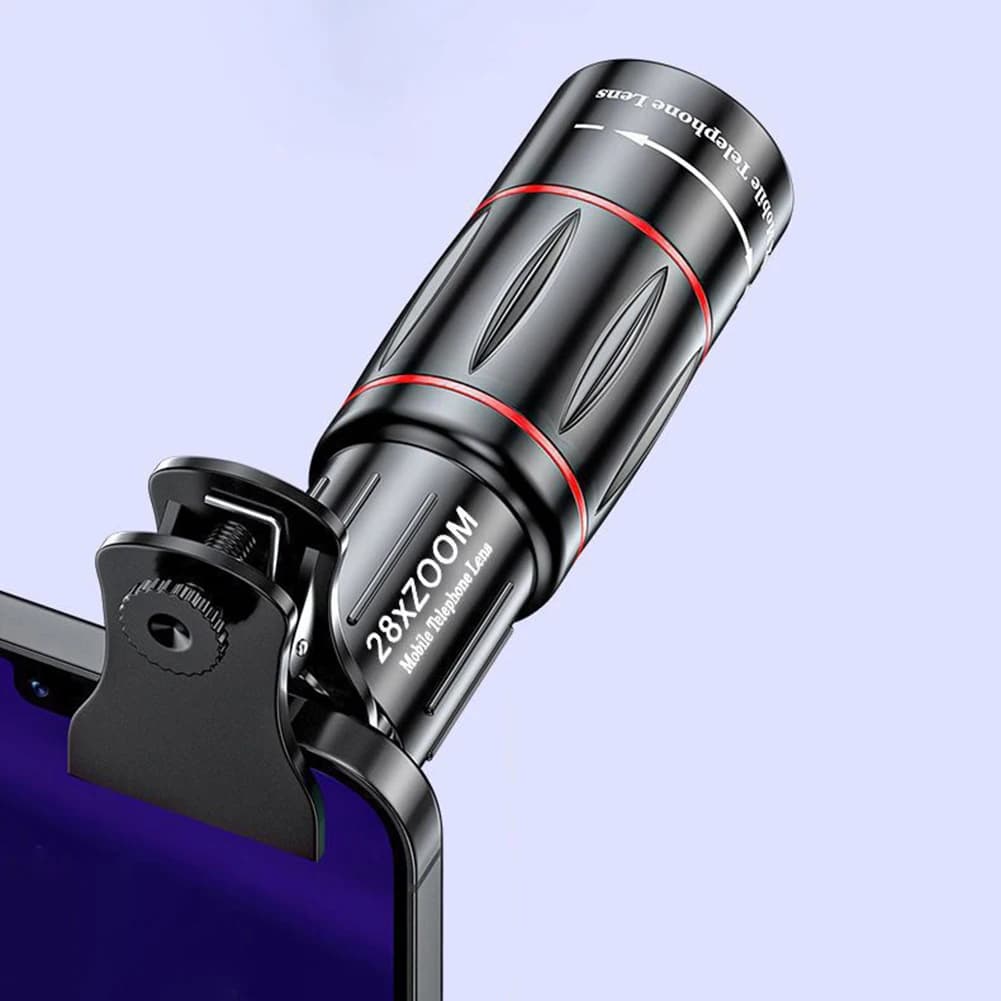 Universal HD Telescopic lens with Zoom Optical for Smartphone 18/28/36X, Lens for Camera of Phone for Open Hunt