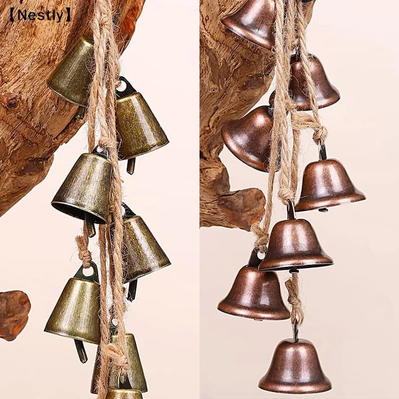 Bell Protection For Door Knob Hanger Wind Chime Thing Clear Negative Energy Witchcraft Supplies Home Decor〔Nest〕