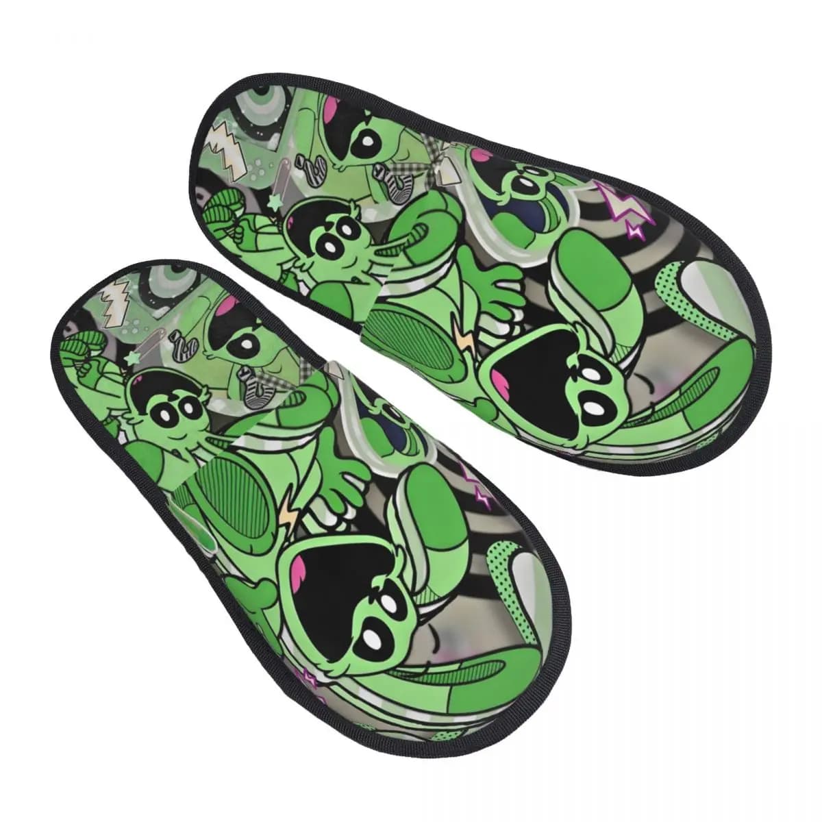 Pantofole in memory foam personalizzate con Critters sorridenti Pantofole da donna morbide e calde della campagna di Hoppy