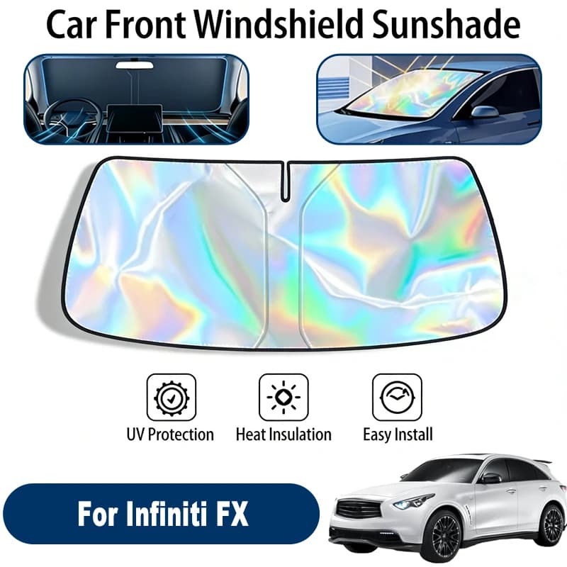 Parasole per parabrezza per Infiniti FX, accessori pieghevoli per la protezione solare della finestra anteriore, riflettenti ai raggi UV