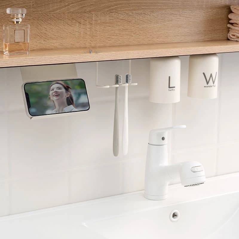 1PC portaspazzolino magnetico scolapiatti a parete portaspazzolino occhiali braccialetto organizzatore accessori da bagno