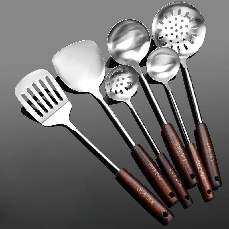XTL Cooking cookware 5-piece set! Soup spoon/spatula/spoon set! 304 stainless steel!