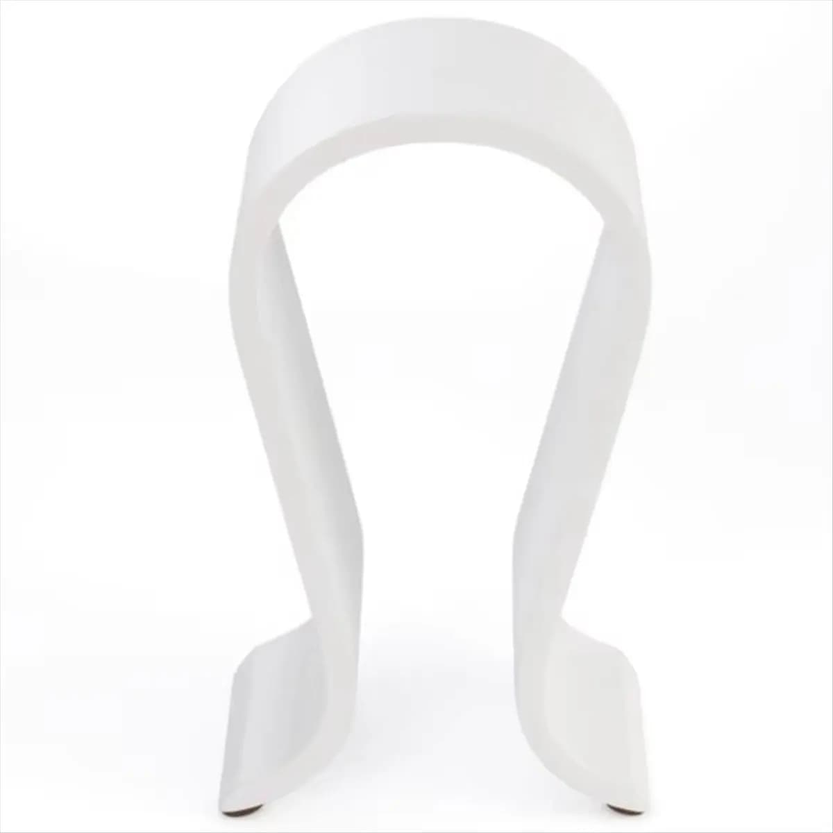 (A26M) Supporto in Legno per Cuffie Over-Ear, Espositore Universale da Scrivania, Organizzatore Stabile per Cuffie, Nero