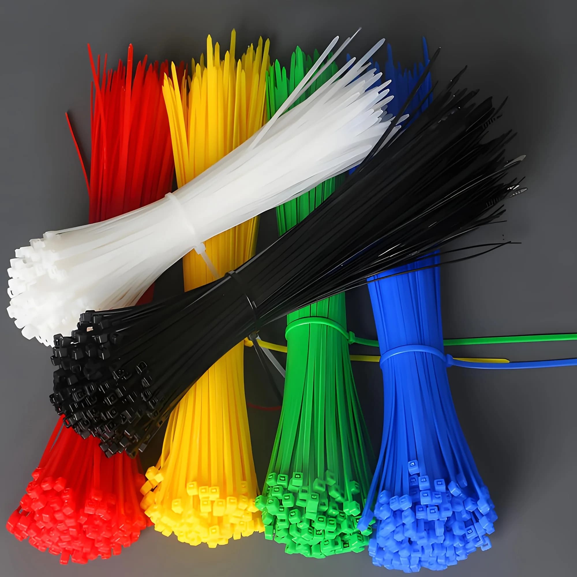 600 fascette fermacavi in nylon multiuso, resistenti e autobloccanti, adatte per progetti elettrici ed elettronici