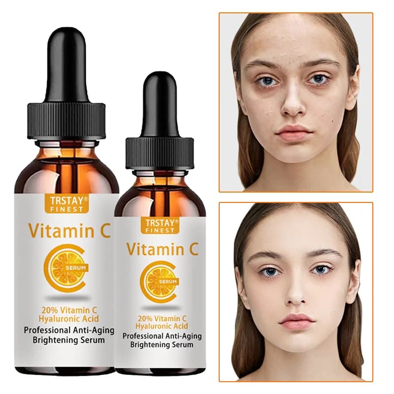 The essence of vitamin C reduces thin lines, firms skin and improves damaged skin