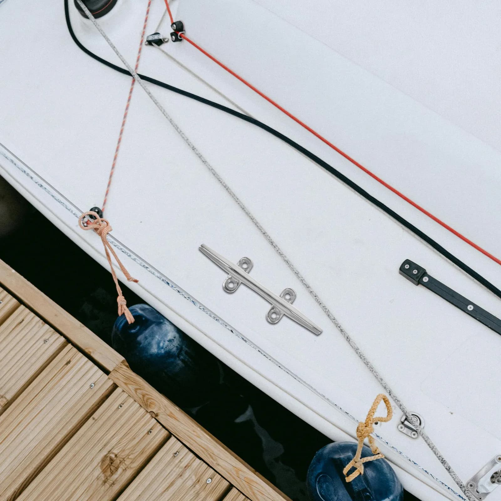 Bitta di Ancoraggio per Barche in Acciaio Inossidabile con Base Aperta, Bitta da Coperta per Fune di Sicurezza Marina, per Uso Nautico, Pesca e Vela