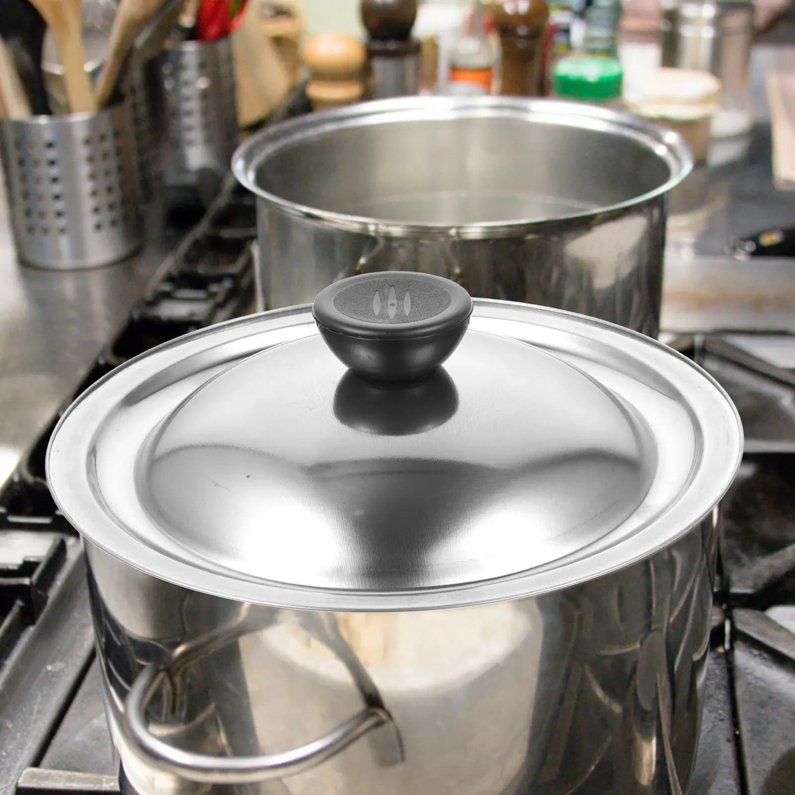 Lid for Cast Iron Skillet Skillets Cookware Large Pots Kitchen Lids Stainless Steel Frying Pans