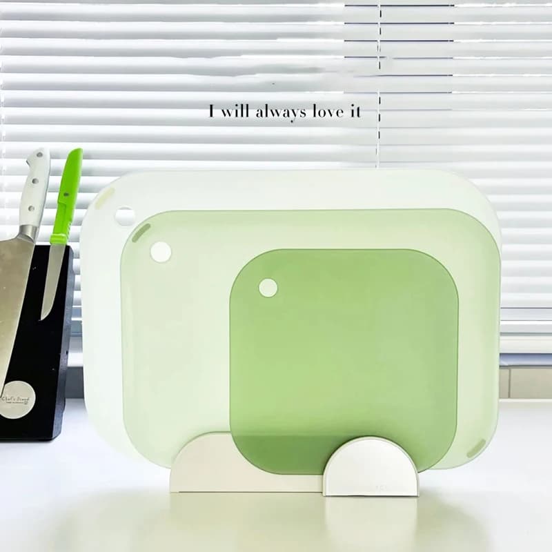 Kitchen Special Cutting Board Set Home Simple Fruit Bread Chopping Board Double-sided Plastic Chopping Boards With base