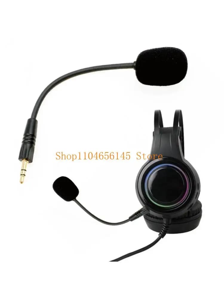 Removable 5asd microphones with sound insulation with flexible arm for Havit H2002d games