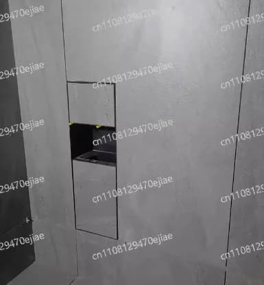 Portascopino da Toilette Incassato in Acciaio Inossidabile con Inserto in Silicone - Organizzatore da Bagno a Parete Nascosto per Bagni Moderni