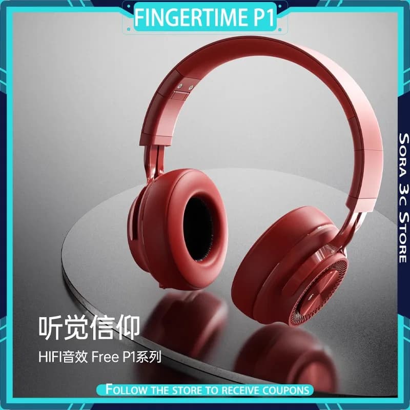 Fingertime P1 Bluetooth Wireless Headset Low Latency Light ENC Noise reduction HIFI Sound effects Play music headphones