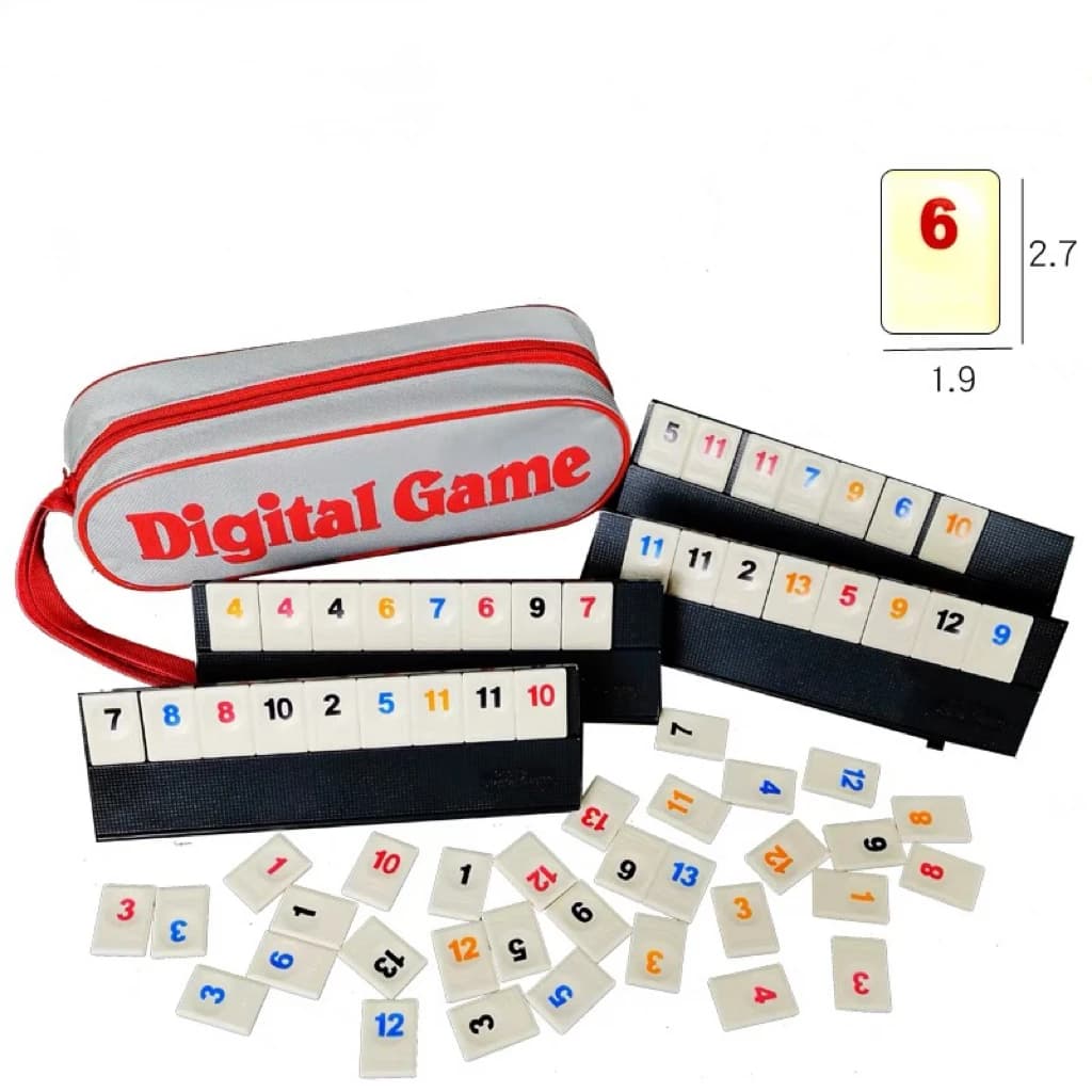 Israele Piastrella a movimento rapido Gioco da tavolo classico 2-4 persone Israele Mahjong Gioco digitale Gioco a casa Gioco per feste in famiglia Versione da viaggio