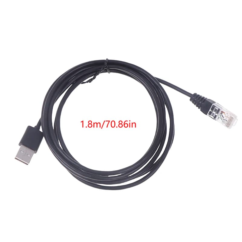 1Pc USB Cable AP9827 USB To RJ50 10-Pin 940-0127 For UPS Devices Equivalent APC Back-UPS Smart-UPS And QNAP NAS Devices.